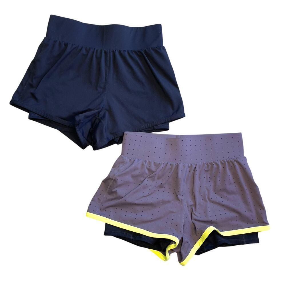 Fabletics Olesia Perforated Running Lined Short Bundle Small